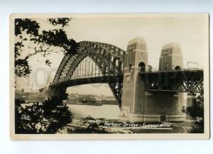 191900 AUSTRALIA SYDNEY Harbour Bridge Vintage photo postcard
