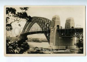 191900 AUSTRALIA SYDNEY Harbour Bridge Vintage photo postcard