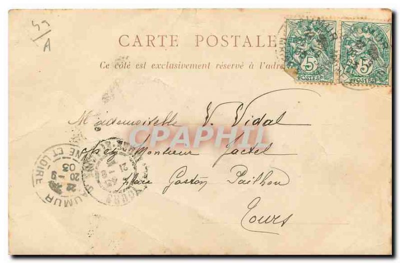 Old Postcard Angers l'Eveche