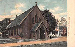 Typical Army Chapel, Fortress Monroe, VA, US Army Civil War Unused yellowing ...