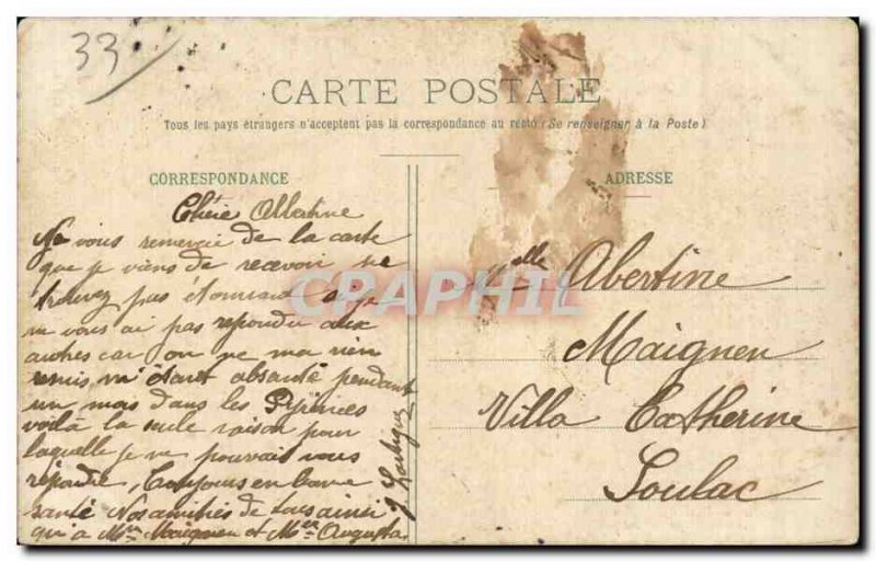Bordeaux - Marine Exhibition Palace of wines of the Gironde - Old Postcard