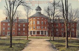 Greensboro North Carolina Female College Street View Antique Postcard K102205