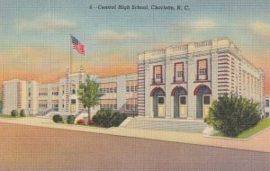 CHARLOTTE, North Carolina, 1930-1940s; Central High School