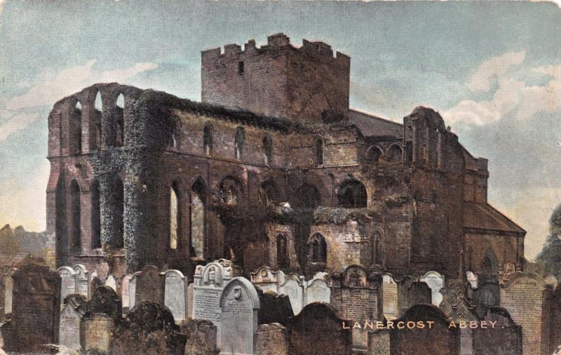 BRAMPTON CUMBERLAND UK LANERCOST ABBEY~NATIONAL SERIES POSTCARD 1910s