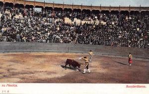 MEXICO~PICADORES + BANDERILLEROS~LOT OF 2 BULLFIGHTING POSTCARDS 1900s