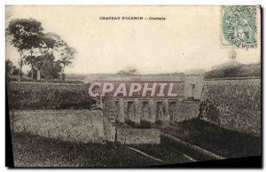 Old Postcard Chateau D Oleron Citadel