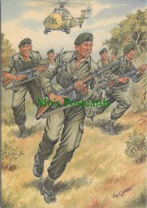 Military Postcard - Uniforms of The Royal Marines, 40 Commando Brunei RR14717 