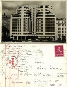 romania, BUCHAREST BUCURESTI, Hotel Ambasador (1941) RPPC Postcard