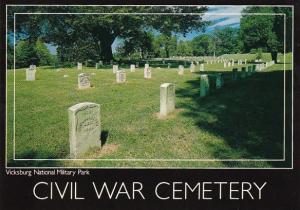 Civil War Cemetery Vicksburg National Miltary Park Vicksburg Mississippi