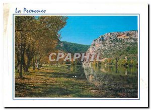 Postcard Modern Provence and its dam Charmes Quison Alpes de Hautes Provence