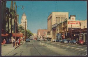 Hollywood Boulevard,Hollywood,CA Postcard BIN