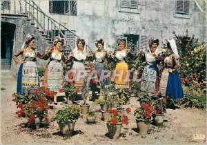 Postcard Modern Dance Corfu Corfiole Dolklore