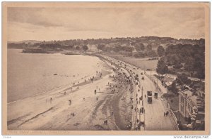 TORQUAY, Devon, England, 1900-1910´s; Tor Bay Road, Beach, Horse Carriages