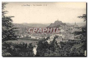 Old Postcard Le Puy General view