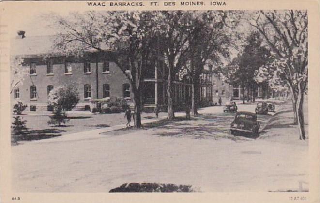 Iowa Des Moines WAAC Barracks Fort Des Moines 1942