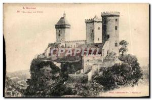 Old Postcard Ariege Chateau de Foix