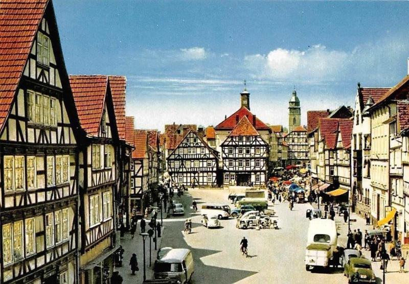 Eschwege Im Werraland Marktplatz Mit Altem Rathaus Auto Cars Town Hall Hippostcard