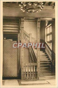 Old Postcard Arras Hotel de Ville Renaissance Staircase