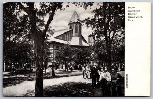 Vtg Ocean Grove New Jersey NJ Auditorium Exterior 1900s View Old Postcard