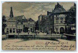 1913 Cheese Market And Waag Haarlem North Holland Netherlands Postcard