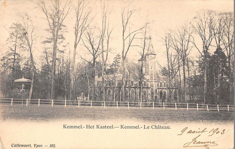 BR56974 kemmel het Kasteel le chateau    Belgium