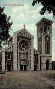Mallow Ireland Roman Catholic Church c1910 Vintage Postcard