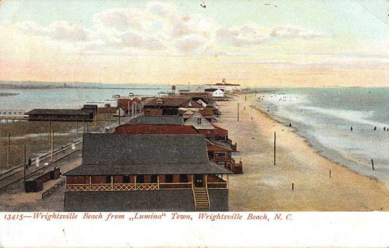 Wrightsville Beach North Carolina View from Lumina Town Beach Scene PC JI658482