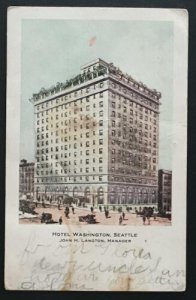 Hotel Washington Seattle 1909 