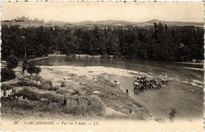 CPA Carcassonne Vue sur l'Aude FRANCE (1013032)