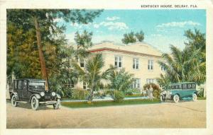 Asheville Autos Delray Florida Kentucky House 1928 Postcard 4520