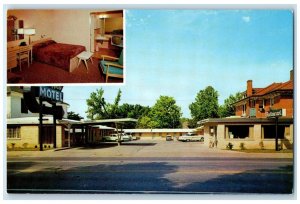 Town House Motel Cars Room View Fayetteville Arkansas AR Dual View Postcard