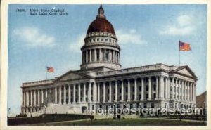 Salt lake City, Utah, USA United States State Capital Building Unused light c...