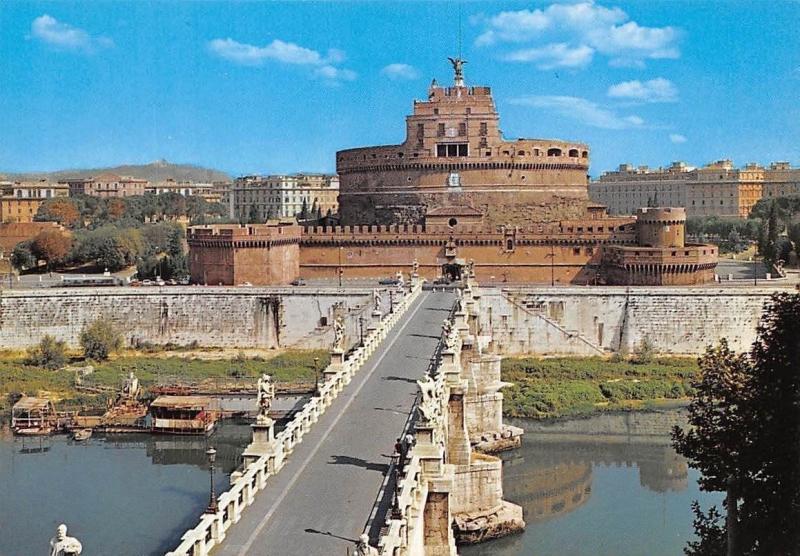 Italy Roma Castel Sant Angelo Saint Angel Castle Chateau Saint Ange Hippostcard