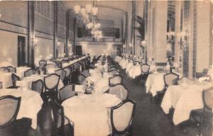 HARTFORD CT HOTEL BOND~MAIN DINING ROOM~RUTH MURRAY MILLER PUBLISH POSTCARD 1932