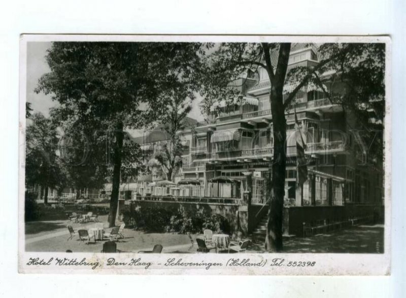 531598 Holland Hotel Wittebrug Hague Scheveningen Vintage photo postcard
