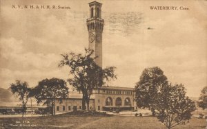 USA N.Y. N.H & H.R.R. Station Waterbury Connecticut 05.57