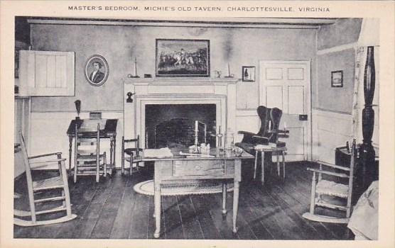 Virginia Charlottesville Master's Bedroom Michie's Old Tavern