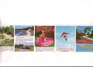Souvenir Folder, 13 Views and Map to Cypress Gardens, Florida