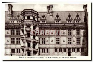 Old Postcard Blois L and C. The Chateau L'Allee Francois 1er Grand Staircase