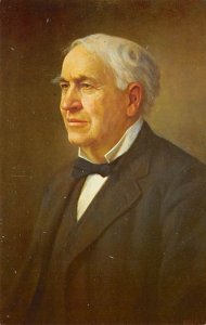 Portrait of Thomas. A. Edison Unused 