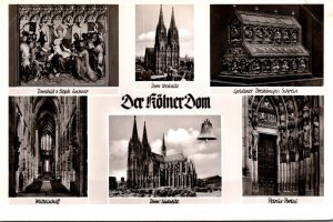 Germany Koeln Der Koelner Dom Multi View Real Photo