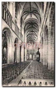 Old Postcard Quimper Net of Cathedrale