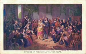 Marriage Of Pocahontas To John Rolfe 06.34