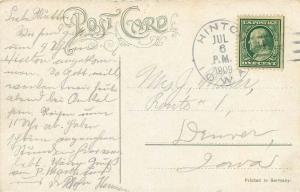 IA, Waterloo, Iowa, Washington park, Postmark 1909