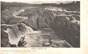 Vintage Postcard Great Falls Scenic Picturesque View Virginia VA D. H. Naramore