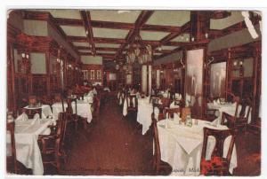 Ladies Dining Room Bauman Café Grand Rapids MI postcard