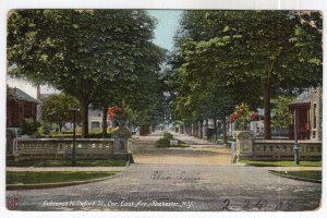 Rochester, N.Y., Entrance to Oxford St., Cor. East Ave.