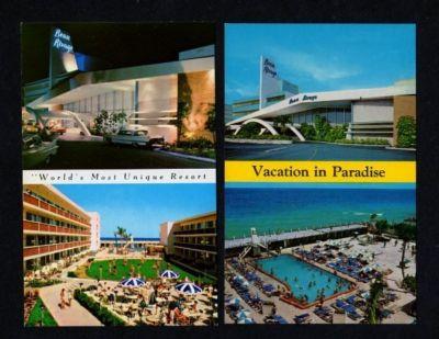 MIAMI BEACH, FL Fairfax Hotel and Apartments Postcard