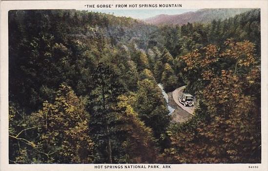 The Gorge From Hot Springs Mountain Hot Springs National Park Arkansas