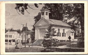 Monterey Congregational Church, Monterey MA c1966 Vintage Postcard S55